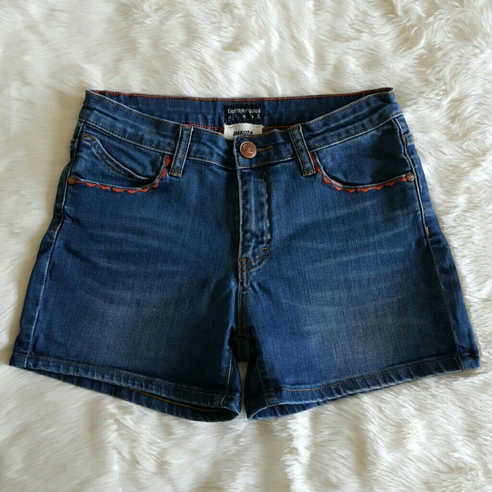 Emporio Armani "Dakota" Jean Shorts GUC Size 26
